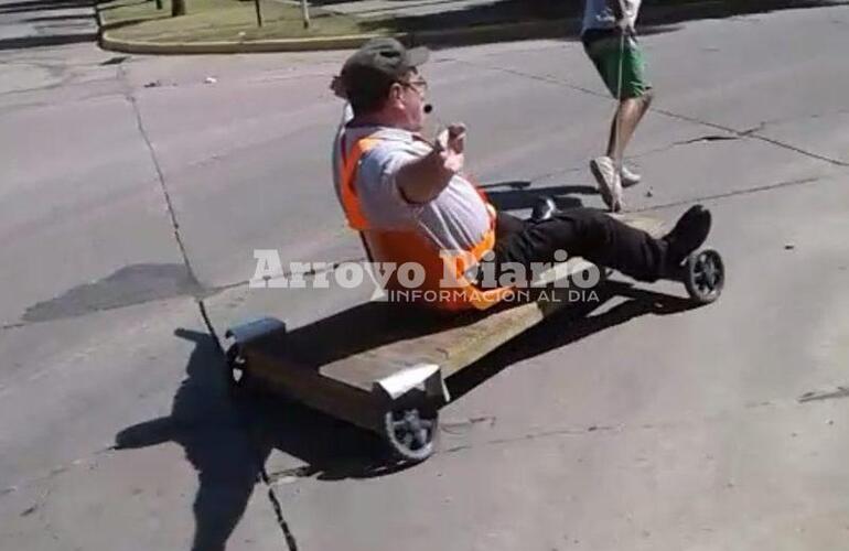 Viral. La grabación en video se viralizó en las redes sociales. Foto: captura de pantalla.