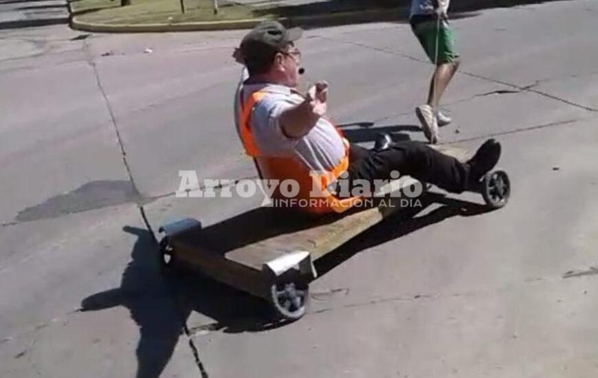 Viral. La grabación en video se viralizó en las redes sociales. Foto: captura de pantalla.