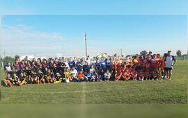Imagen de Fighiera presente en torneo de fútbol femenino