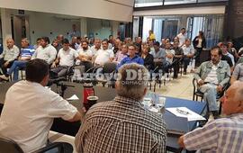 Plenario. La medida de fuerza se hab&iacute;a acordado el lunes en un plenario en Santa Fe.