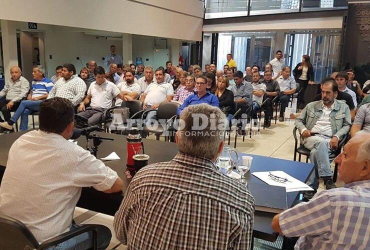 Plenario. La medida de fuerza se había acordado el lunes en un plenario en Santa Fe.