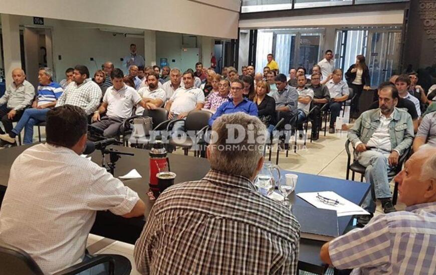 Plenario. La medida de fuerza se había acordado el lunes en un plenario en Santa Fe.