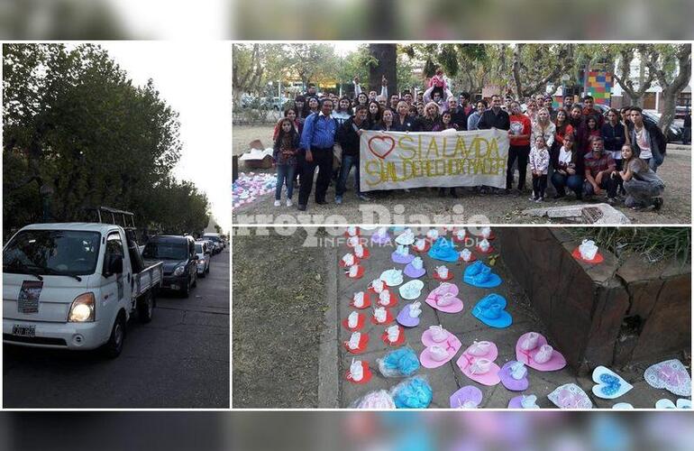 Ayer por la tarde. La actividad se realizó el domingo en nuestra ciudad.