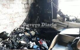 Desolaci&oacute;n y tristeza. Las p&eacute;rdidas dentro de la casa fueron totales.