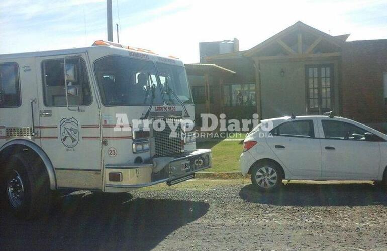 No pasó nada. Pese al gran susto que se llevaron los moradores de la vivienda, el hecho no pasó a mayores. Foto: Gentileza Nicolás Trabaina.