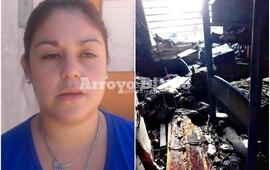 Imagen de Tras el incendio en la casa: Todo el esfuerzo de años quedó hecho cenizas, no quedó nada