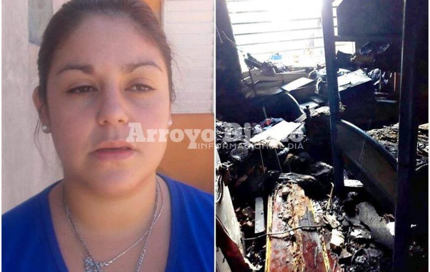 Imagen de Tras el incendio en la casa: Todo el esfuerzo de años quedó hecho cenizas, no quedó nada