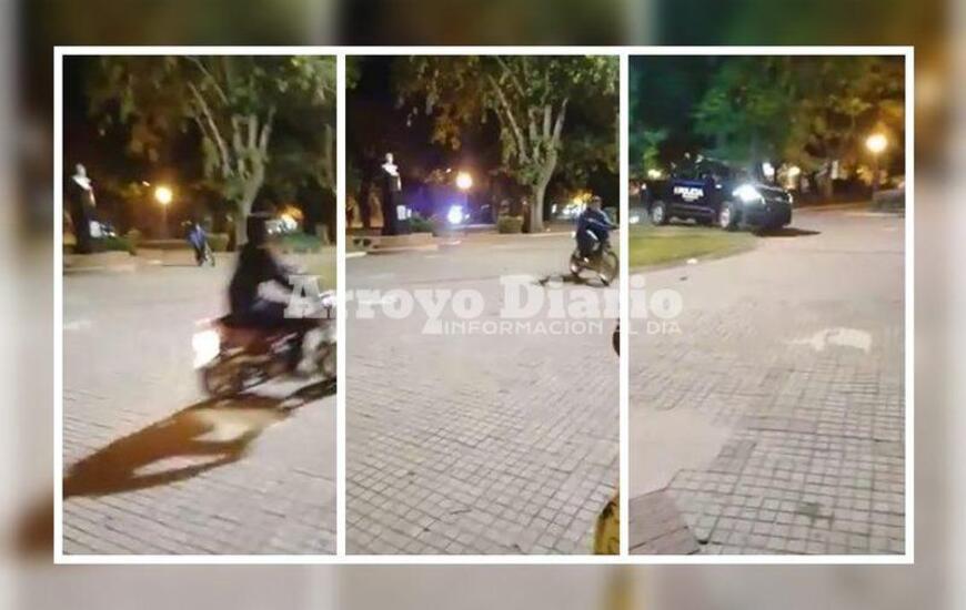 Se hizo viral. Capturas de pantalla del video que circula en las redes sociales.