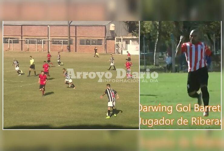 En imágenes. Foto 1: Unión sólido y contundente. Foto 2: Darwin Barreto un gol por Fecha para Riberas.