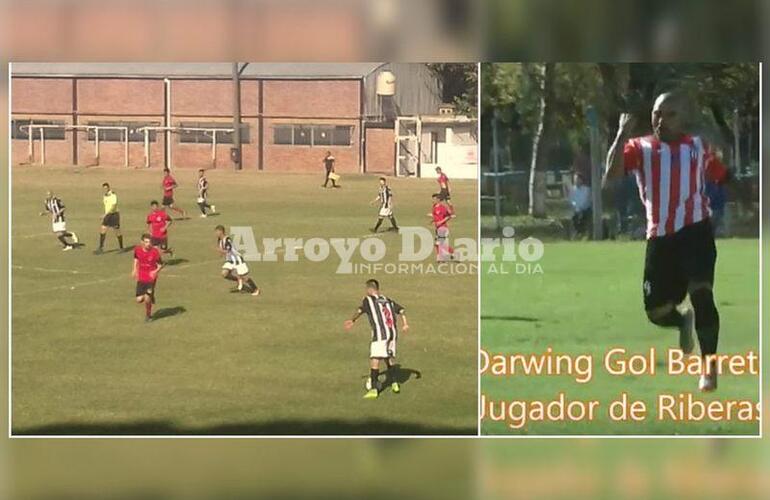 En imágenes. Foto 1: Unión sólido y contundente. Foto 2: Darwin Barreto un gol por Fecha para Riberas.