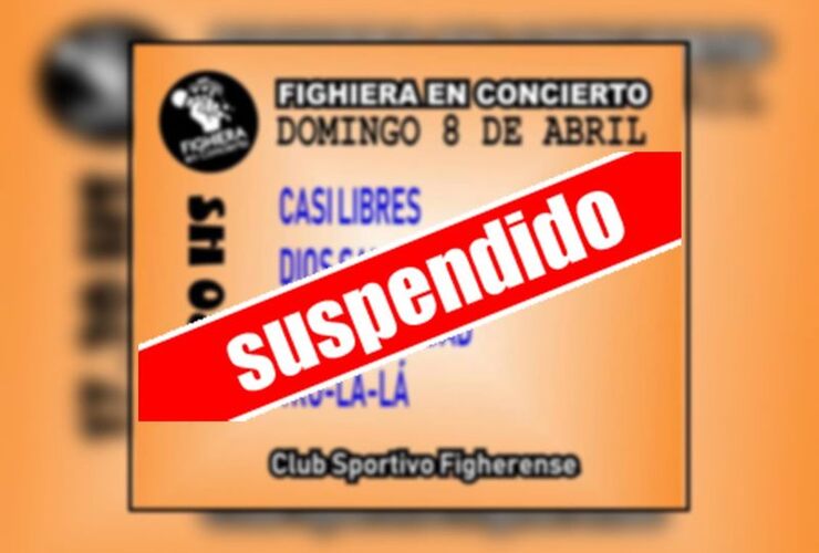 Imagen de Festival Fighiera en Concierto suspendido