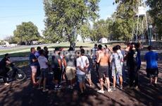 Reunidos. Una de las im&aacute;genes que dej&oacute; la asamblea del d&iacute;a de ayer.