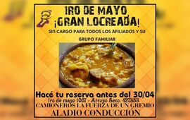 Imagen de Camioneros organiza nuevamente la Gran Locreada