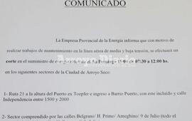 El Comunicado. El parte oficial emitido en la ma&ntilde;ana de este viernes por la agencia local.