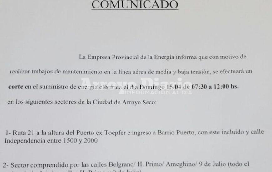 El Comunicado. El parte oficial emitido en la mañana de este viernes por la agencia local.