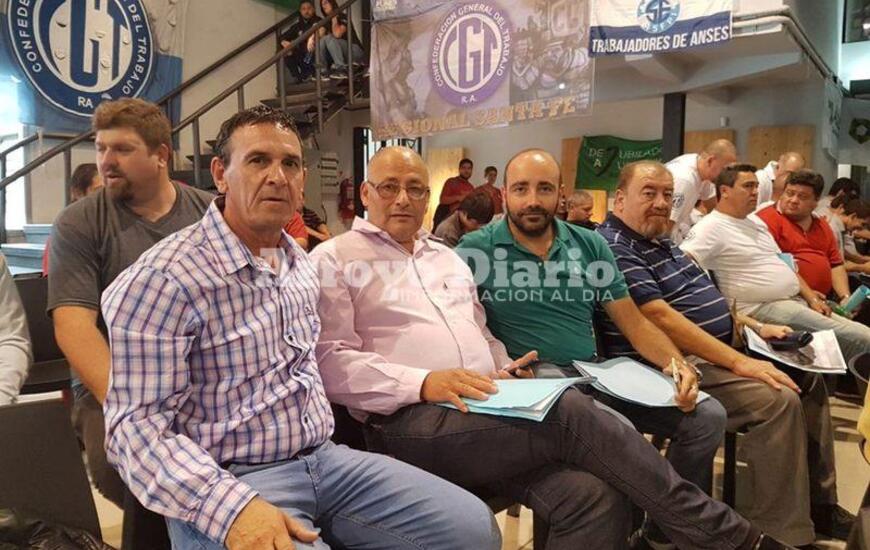 Los locales. Los representantes del gremio local también presentes en este evento.