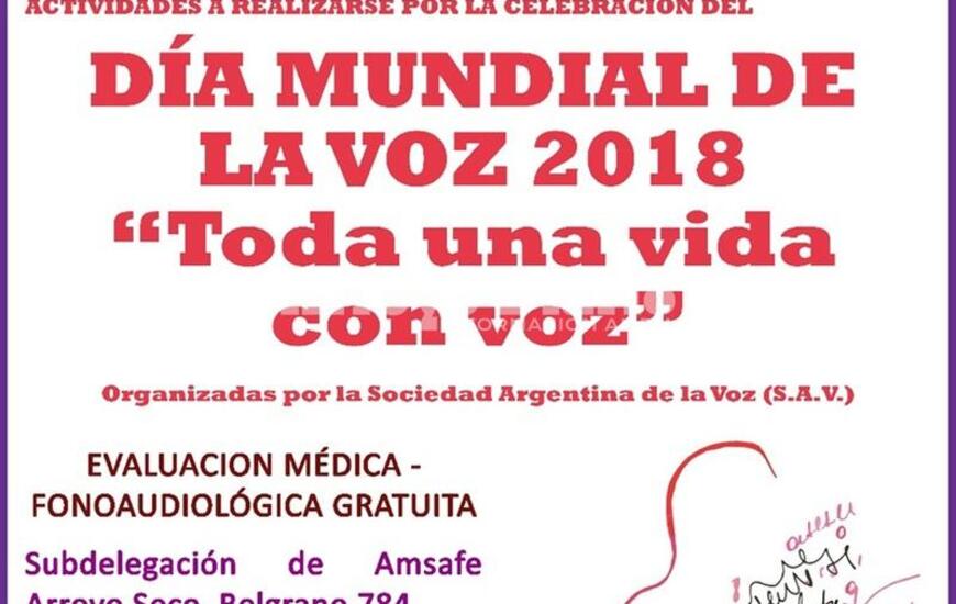 Imagen de Evaluaci&oacute;n m&eacute;dica - fonoaudiol&oacute;gica gratuita en AMSAFE Arroyo Seco