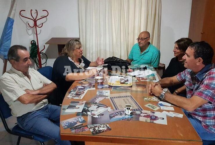 En la sede. La reunión tuvo lugar en las instalaciones del sindicato, San Nicolás 365.