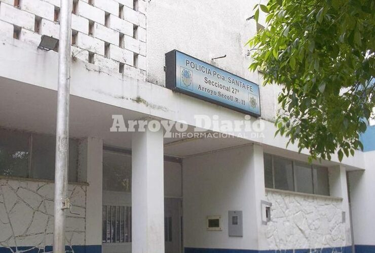 En la comisaría. La denuncia del hecho quedó asentada en la sede policial local.