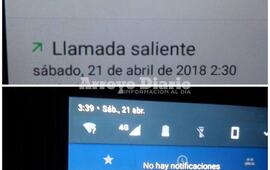 En fotos. La mujer dio cr&eacute;dito al reclamo aportando las capturas de pantalla de su celular.