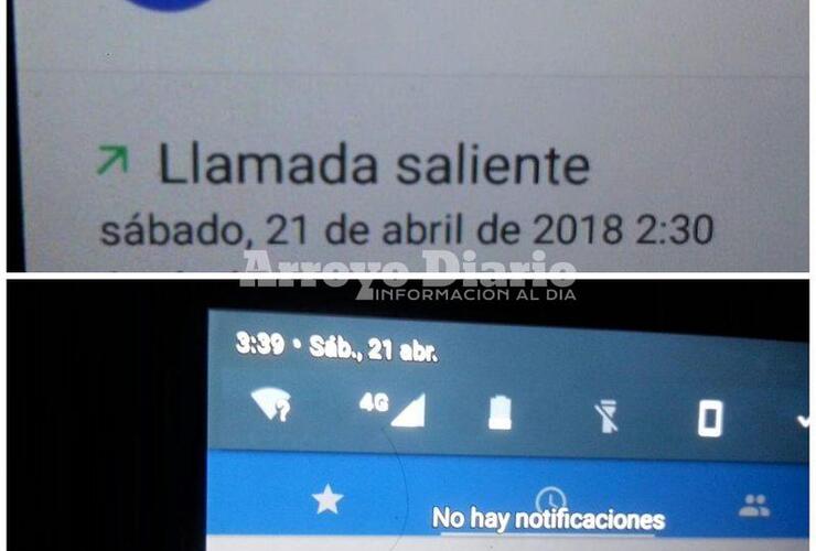 En fotos. La mujer dio crédito al reclamo aportando las capturas de pantalla de su celular.