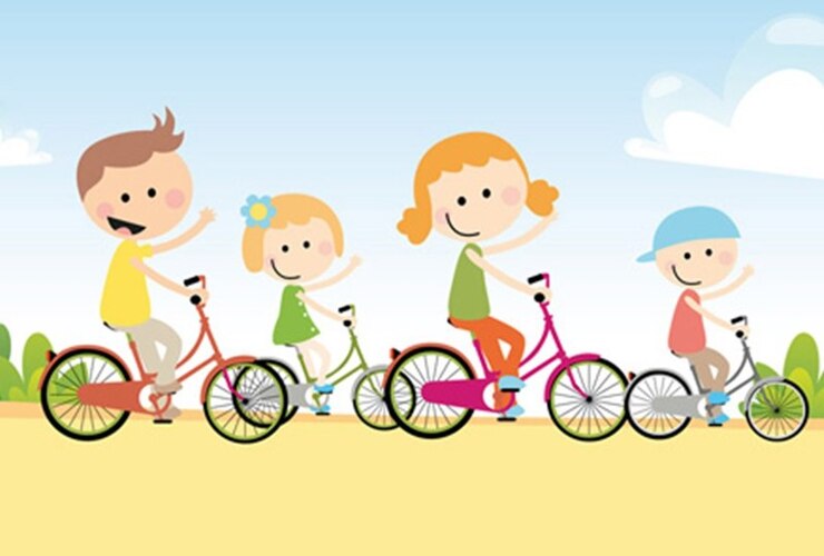 Imagen de En Fighiera: Gran bicicleteada familiar