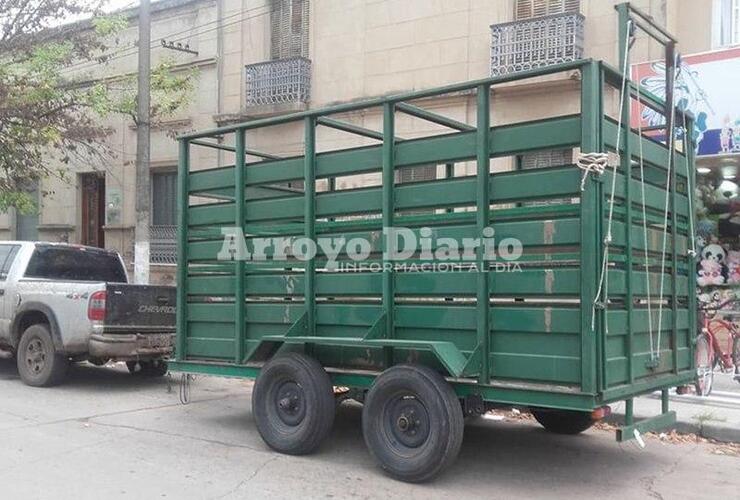 Tras el procedimiento. El tráiler, en principio, fue trasladado a la comisaría local.