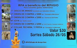 Imagen de Con tan solo 30 pesos pod&eacute;s colaborar con el refugio