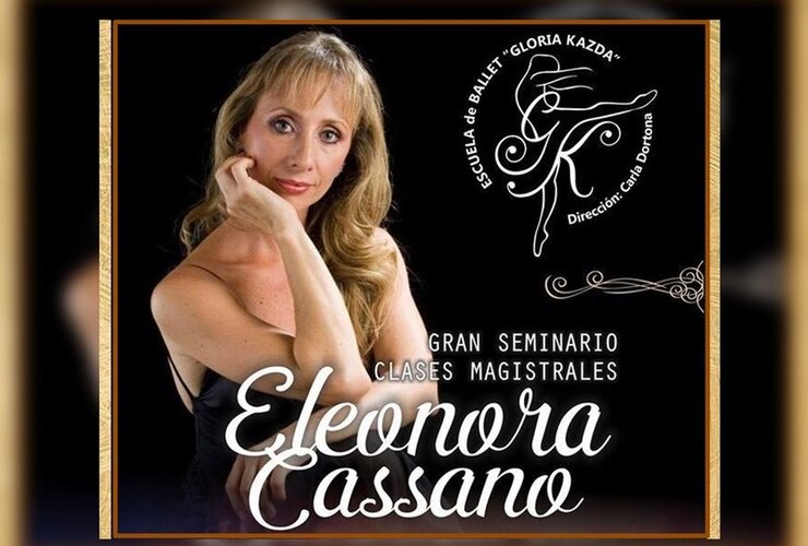 Imagen de Eleonora Cassano visitará la Escuela de Ballet Gloria Kazda