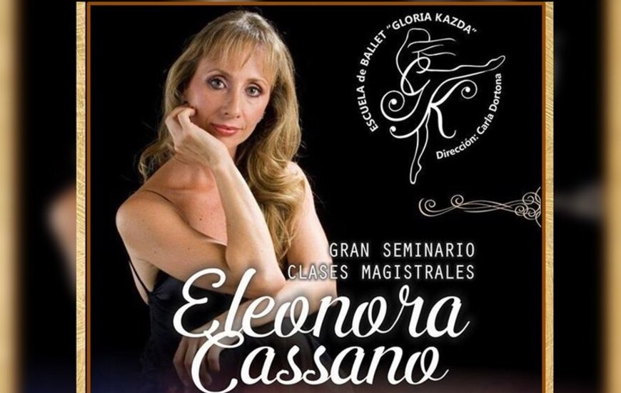 Imagen de Eleonora Cassano visitará la Escuela de Ballet Gloria Kazda