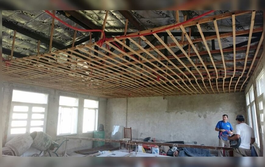 Imagen de Avanza la construcci&oacute;n del SUM