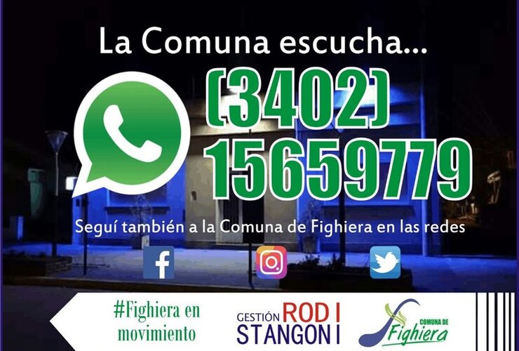 Imagen de La Comuna en contacto con cada vecino