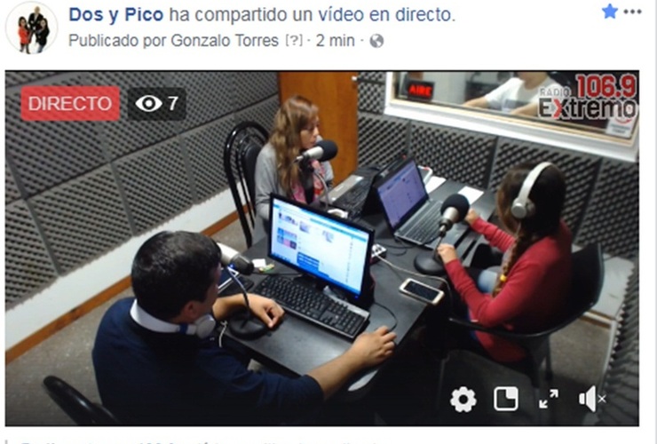 Imagen de Emisión EN VIVO, Dos & Pico Radio Extremo 106.9