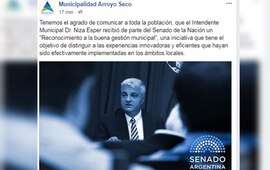 La publicación. La captura de pantalla muestra el anuncio a través de las redes sociales.