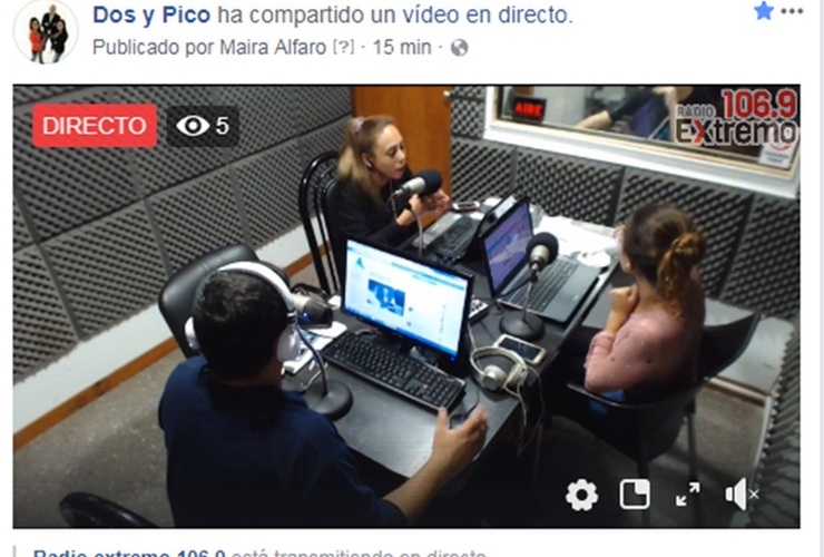 Imagen de Emisión EN VIVO, Dos & Pico Radio Extremo 106.9