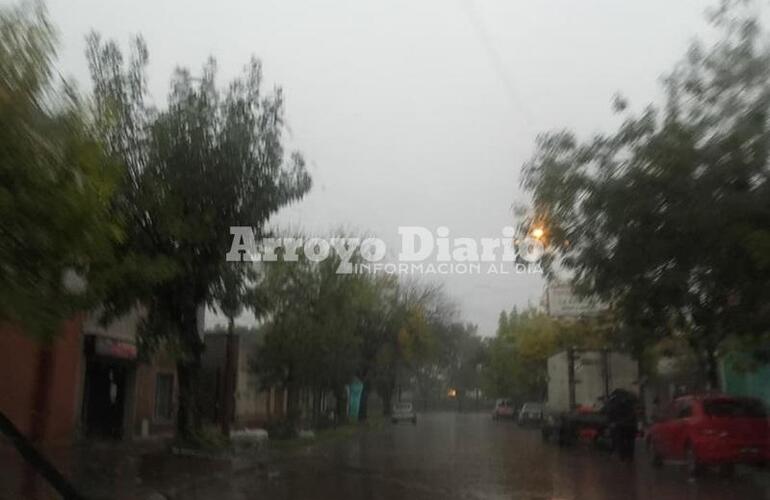 Imagen de Cayeron unos 50 milímetros de agua de lluvia