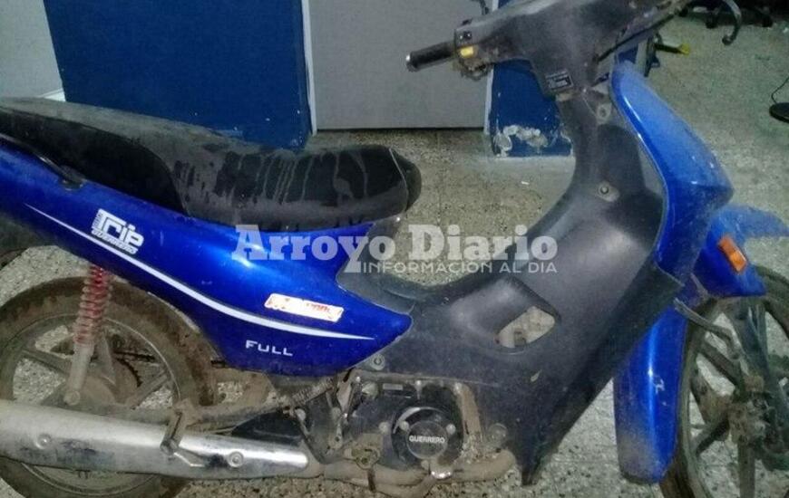 Est&aacute; en la 27. La motocicleta permanec&iacute;a en la comisar&iacute;a a fin de ser reclamada por su titular.
