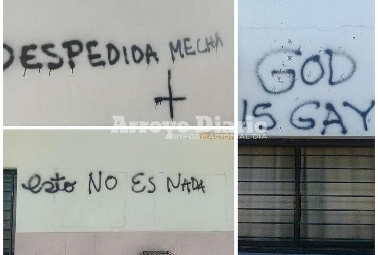 Imagen de Pintadas en la escuela: Vándalos ingresaron nuevamente al Goretti