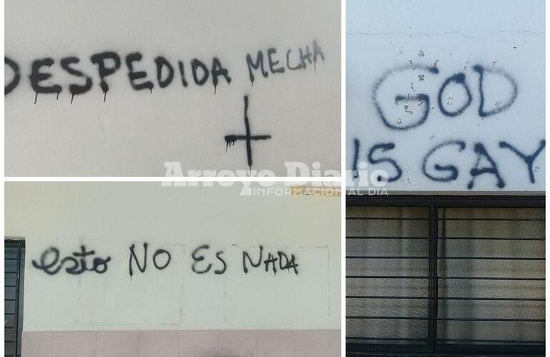 Imagen de Pintadas en la escuela: Vándalos ingresaron nuevamente al Goretti