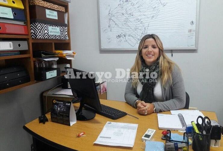 Lucía Garfagnoli, vicepresidente de la Comuna de Fighiera.