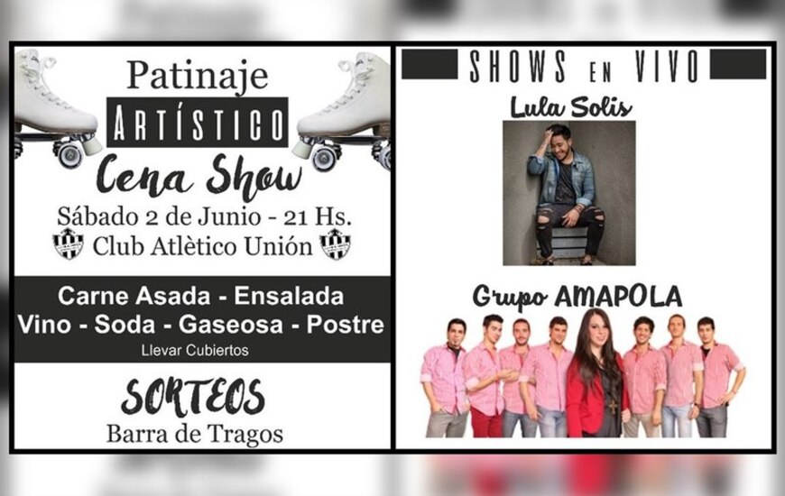 Imagen de Lula Solís y Grupo Amapola en el Club Atlético Unión