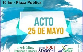 Imagen de Acto oficial en Fighiera por el 25 de Mayo