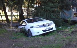 Imagen de Despistó y terminó en la zanja