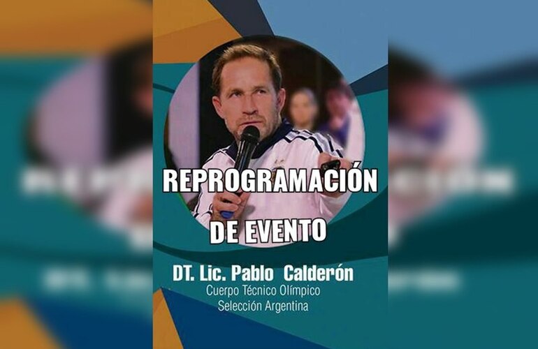 Imagen de Evento con Pablo Calderón postergado