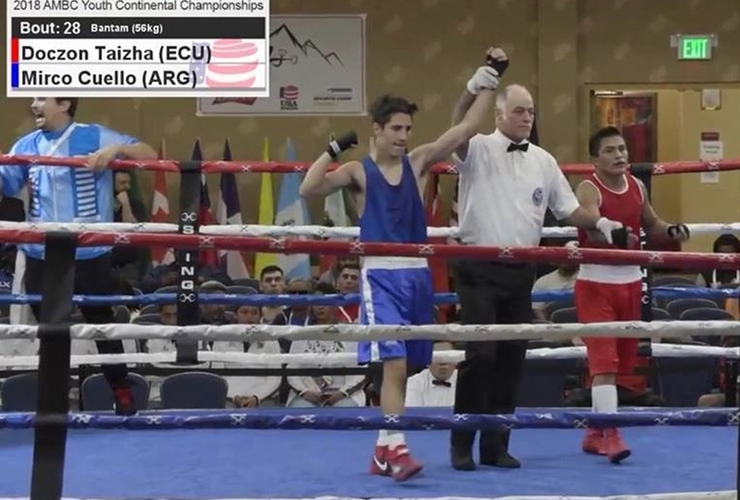 Imagen de Boxeo: Mirco Cuello clasificado al Mundial de Hungría