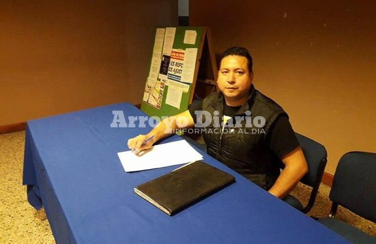 Juan Andrés Díaz es empleado municipal y trabaja para el área de Bromatología.