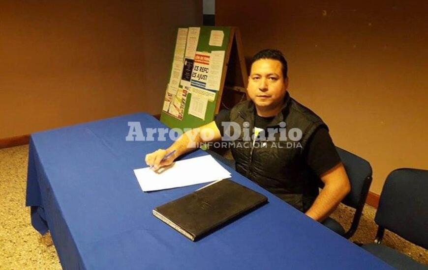 Juan Andr&eacute;s D&iacute;az es empleado municipal y trabaja para el &aacute;rea de Bromatolog&iacute;a.
