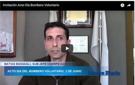 Imagen de Invitación Acto Día del Bombero Voluntario
