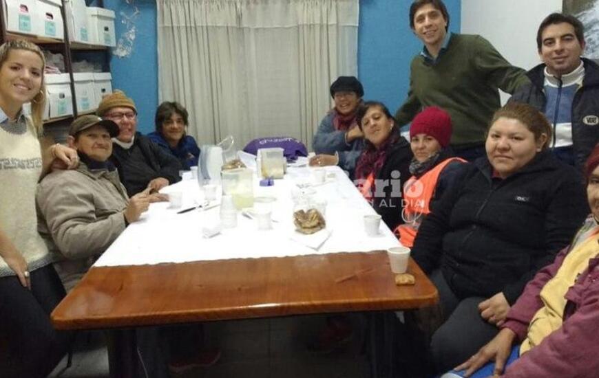 Imagen de Reunión con personal de barrido público de la Comuna
