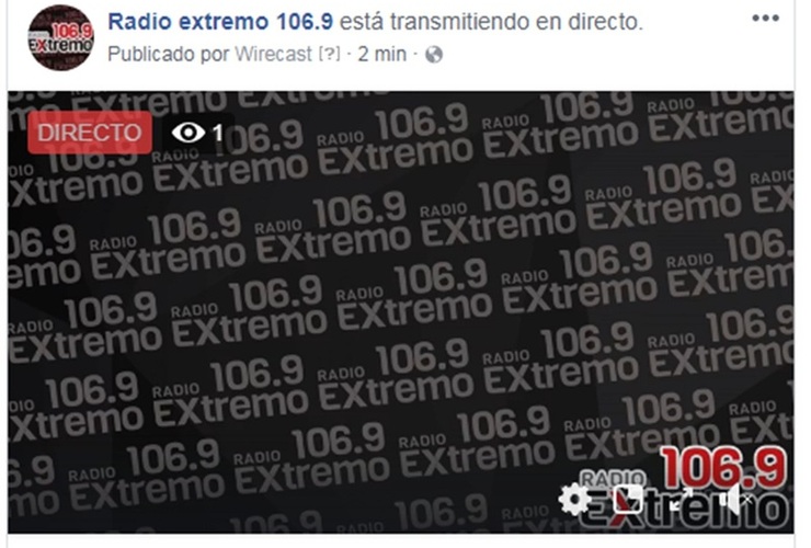 Imagen de Emisión EN VIVO, Dos & Pico Radio Extremo 106.9